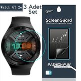 Gor Huawei Watch GT2E Darbe Emici Ekran Koruyucu 3 Adet Set-(5775)