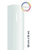 Parlak Beyaz Yapışkanlı Kaplama Folyosu 50 CM  X 10 MT