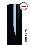 Parlak Siyah Yapışkanlı Kaplama Folyosu 61 CM X 8 MT