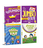 4. Sınıf Olimpiyat Sorularıyla Jumbo Soru Bankası Ve Tüm Dersler Deneme Ve Öykü Yorum+Çözüm Var
