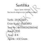 0.18 Karat Elmas Çiçek Vintage Yüzük