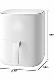4L Airfryer Hazneli Hava Fritözü Yağsız Fritöz Taşınabilir Fırın İşlevi Gören Pratik