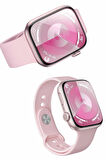Pembe Akıllı Saat 49mm iOS & Android Uyumlu Arama Özellikli