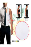 Beyaz Erkek Korse Shapewear Atlet Göbek Ve Göğüs Toparlayıcı Dik Duruş Sıkılaştırıcı Fit