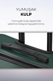 Polo&Sky Elmas Model Haki Renk Kabin Boy Valiz Bavul