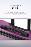 Polo&Sky Elmas Model Mor Renk Kabin Boy Valiz Bavul