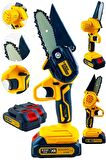 Lieber German 92 Vf 10 Ah 10 Cm Pala Ve Zincir 2x Akü Çantalı Şarjlı Dal Kesme Budama Testere Makine