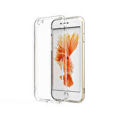 Apple iPhone 6 Uyumlu kamera korumalı Yumuşak Dokulu ve Şık Koruma Şeffaf Kılıf