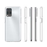 Oppo A54 4G Uyumlu kamera korumalı Yumuşak Dokulu ve Şık Koruma Şeffaf Kılıf