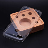 General Mobile 8 Go Uyumlu kamera korumalı Yumuşak Dokulu ve Şık Koruma Şeffaf Kılıf