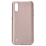 Samsung Galaxy A01 Uyumlu Kılıf Esnek ve Darbe Emici Renkli Koruyucu Kapak