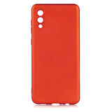 Samsung Galaxy A02 Uyumlu Kılıf Esnek ve Darbe Emici Renkli Koruyucu Kapak