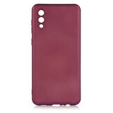 Samsung Galaxy A02 Uyumlu Kılıf Esnek ve Darbe Emici Renkli Koruyucu Kapak