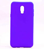 Samsung Galaxy C8 Uyumlu Kılıf Esnek ve Darbe Emici Renkli Koruyucu Kapak