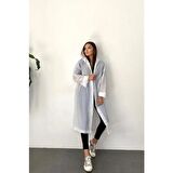 Eleven Market Kadın Erkek Yağmurluk Kapüşonlu Çıtçıtlı Eva Siyah Yağmurluk M21MRC881R03