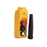 Tek Hızlı 2 Butonlu Acil Stoplu Vinç Kumandası Cobc1