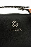 Elizan Kolonlu At Detaylı Spor Siyah Kadın Çantası