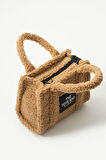 Elizan Kolon Askılı The Tote Modern Vizon Peluş Kadın Çantası