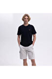 Men's Expanted Classıcs Siyah Erkek T-shirt Em461