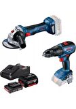 BOSCH GWS 180 Lİ+GSB 18V-50 DARBELİ VİDALAMA İKİLİ SET