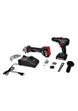 BOSCH GWS 180 Lİ+GSB 18V-50 DARBELİ VİDALAMA İKİLİ SET