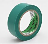 GLOBE PVC ELEKTRİK İZOLASYON BANT  "0.13x19x10Yrds"  (YEŞİL) (10'lu PAKET)