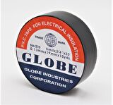 GLOBE PVC ELEKTRİK İZOLASYON BANT  "0.13x19x10Yrds"  (100' lü 8 Renk 10 PAKET ASORTİ TOPLAM 100 ADET)