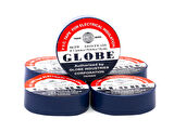 GLOBE PVC ELEKTRİK İZOLASYON BANT  "0.13x19x10Yrds"  (LACİVERT) (500'Lü 1 KOLİ)