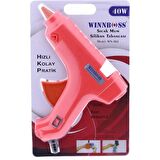 WINNBOSS SİLİKON TABANCASI KALIN 10MM 40W WN-1162 - KIRMIZI