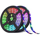 POLAXTOR ŞERİT LED 12V ÜÇ ÇİP İÇ MEKAN RGB 5MT