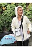 Nurse Beyaz Peluş Hırka
