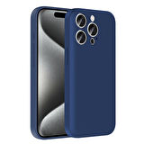 Teleplus iPhone 15 Pro Max Kılıf Kamera Korumalı Kartlık Hazneli Vitra Kapak