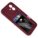 Teleplus iPhone 16 Plus Kılıf Kamera Korumalı Kartlık Hazneli Vitra Kapak