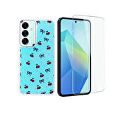 Teleplus Samsung Galaxy A25 Kılıf Hadra WRX Lüx Desenli Kapak + Nano Ekran Koruyucu