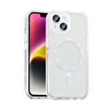 Teleplus iPhone 13 Kılıf Msafe Özellikli Koment Taşlı Kapak