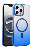 Teleplus iPhone 16 Pro Max Kılıf Simli Shinys Glossy Manyetik Şarjlı Kapak