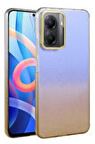 Teleplus Xiaomi Poco X7 Pro Kılıf Simli Shinys Glossy Renk Geçişli Kapak