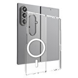 Teleplus Samsung Galaxy Z Fold 7 Kılıf Porto PC Sert Manyetik Şarj Özellikli Kapak