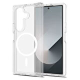 Teleplus Samsung Galaxy Z Fold 7 Kılıf Manyetik Şarj Özellikli Kapak Ekran Koruyucu Lens Koruma Set