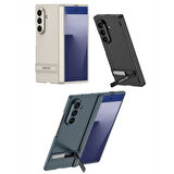 Teleplus Samsung Galaxy Z Fold 7 Kılıf Standlı Sert Kıpta Kapak