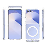 Teleplus Samsung Galaxy Z Flip 7 Kılıf Porto PC Sert Manyetik Şarj Özellikli Kapak