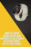 Akıllı Saat Kol Saati Android ve İOS Uyumlu Nabız Ölçer Sesli Asistan
