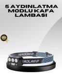 USB Şarjlı LED Kafa Lambası 300 Lümen Güç Göstergeli