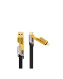 'ü  Arada USB Hızlı Şarj ve Veri Kablosu – W Güç, Çoklu Bağlantı, .m