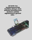 RGB Aydınlatmalı Oyuncu Klavye Mouse – Mekanik Hissiyat, Maksimum Kontrol