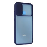 Xiaomi Redmi 9c Kılıf Palm Buzlu Kamera Sürgülü Silikon - Lacivert