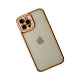 Apple İphone  Pro Max Kılıf Liva Lens Silikon - Rose
