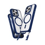 Apple İphone  Pro Max Kılıf Enka Magsafe Silikon Kılıf - Lacivert