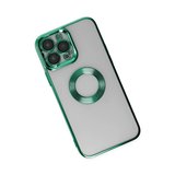 Apple İphone  Pro Max Kılıf Slot Silikon - Köknar Yeşili