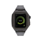 Apple Watch mm Metal Petek Kasalı Kordon (saat Değildir) - Siyah